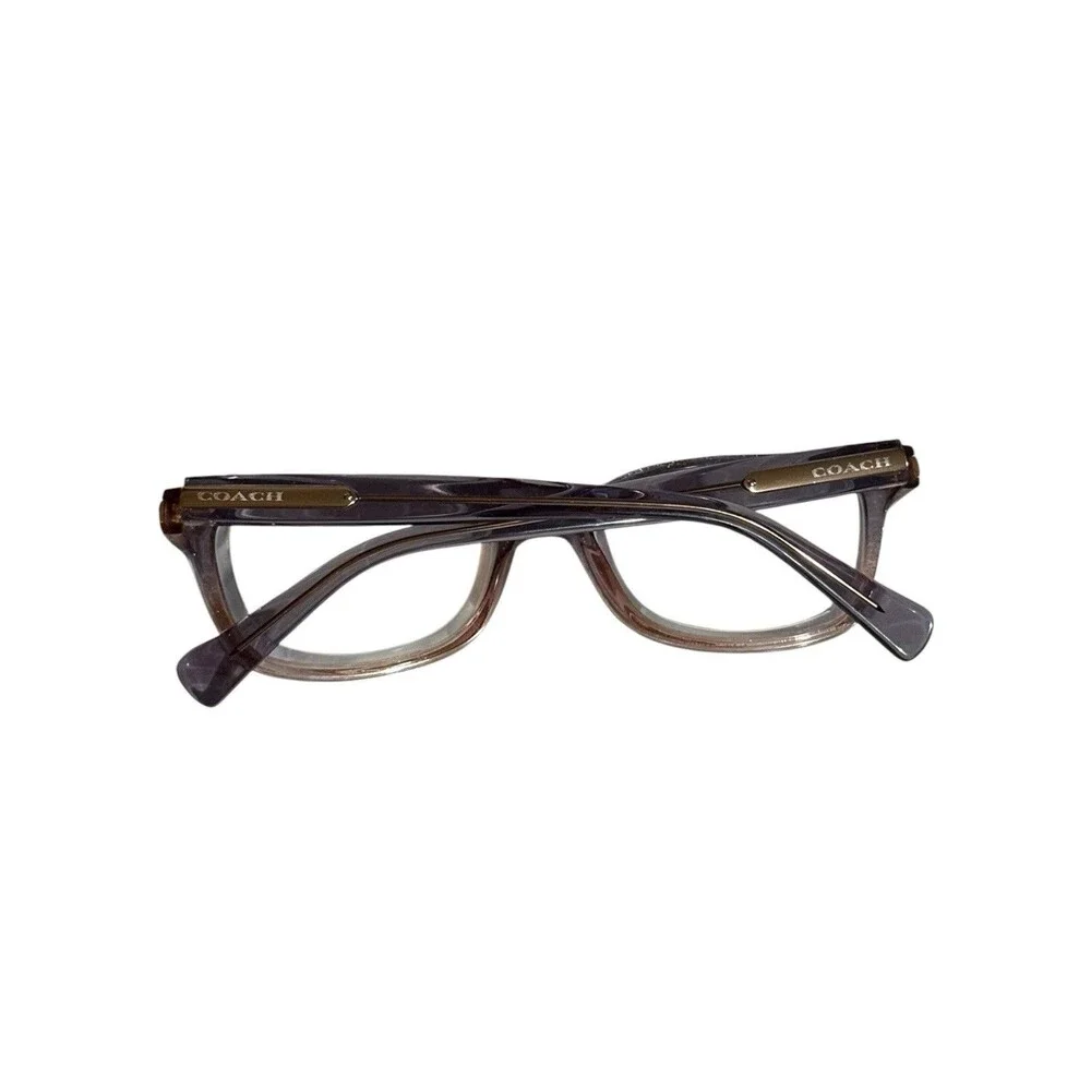 Coach HC6065 5554 51-17-135 Simmer Violet Peach Gradient Eyeglasses Frame SZ98